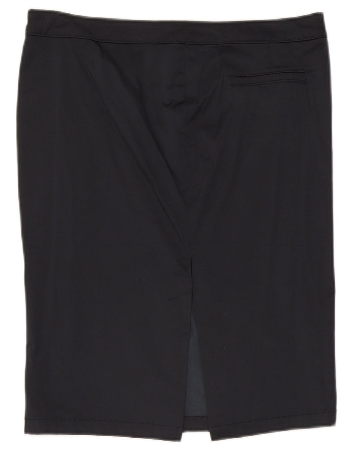 Sisley Womens Pencil Skirt W32 Large Navy Blue