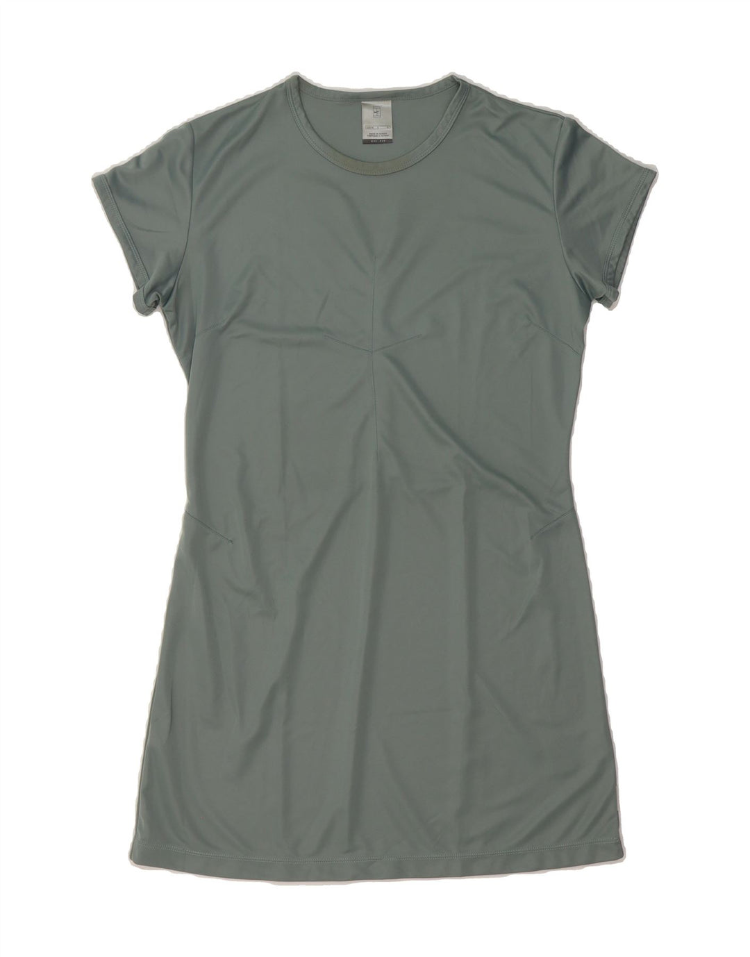 NIKE Womens Dri Fit T-Shirt Dress US 12/14 Large Blue Polyester Vintage Nike and Second-Hand Nike from Messina Hembry 