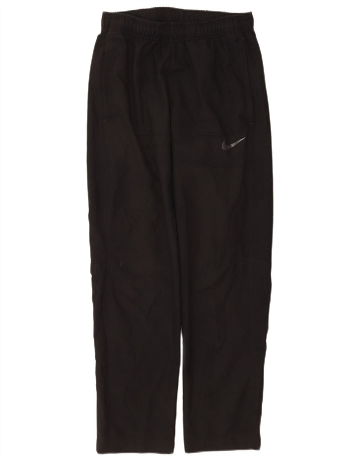 Nike Dame Dri Fit træningsdragt Bukser UK 10 Small Black Polyester