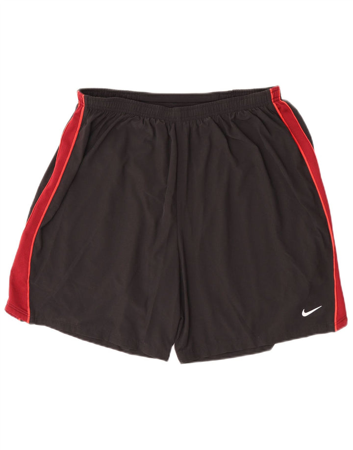 Nike Sportsshorts til mænd Large Black Colourblock Polyester