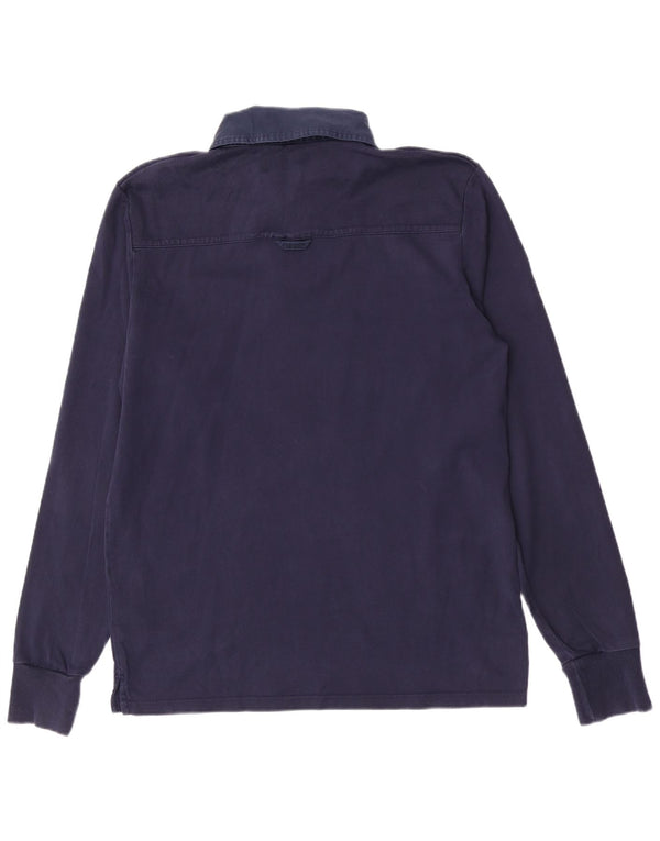 Gant Langærmet Polo Shirt til mænd Stor marineblå bomuld