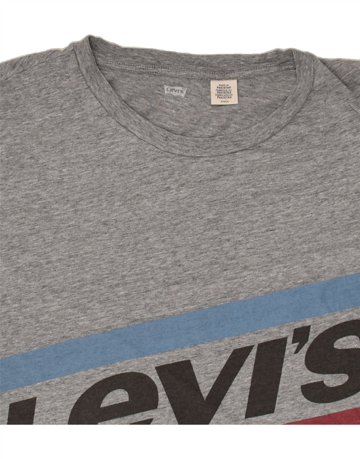 LEVI'S Mens Graphic T-Shirt Top Small Grey | Vintage Levi's | Thrift | Second-Hand Levi's | Used Clothing | Messina Hembry 
