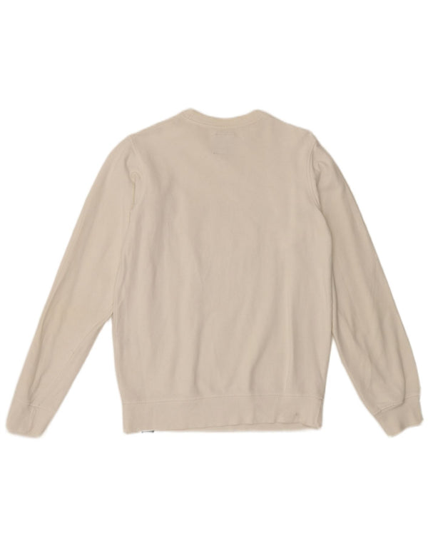 Dickies Herre Grafisk Sweatshirt Jumper XS Hvid Bomuld
