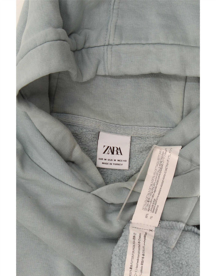 Zara Herre hættetrøje Jumper Medium Blue Bomuld
