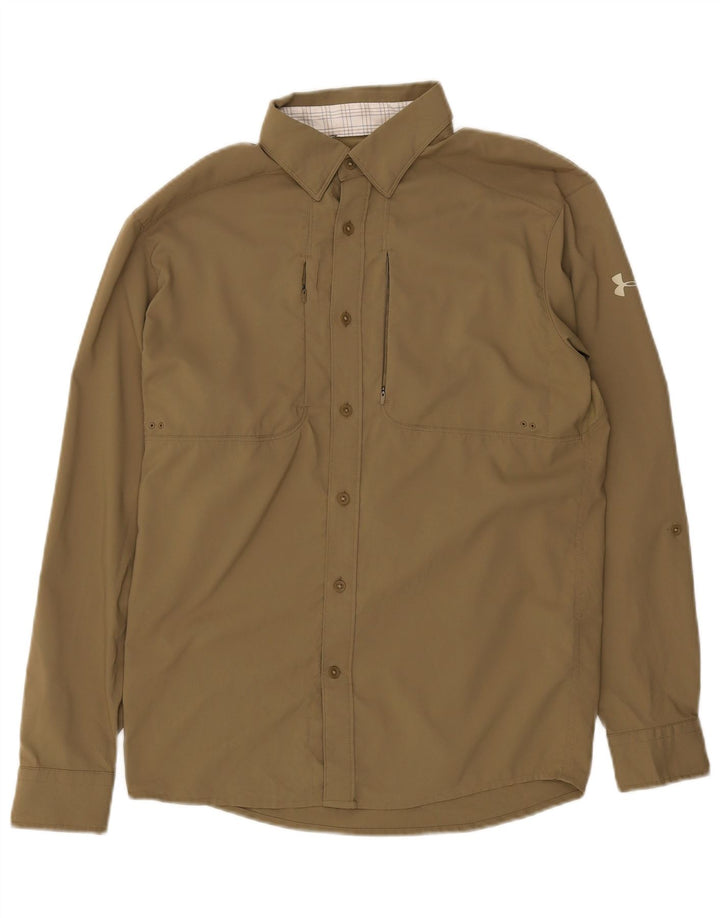 Under Armour Herre Loose Fit Shirt Lille Khaki Polyester