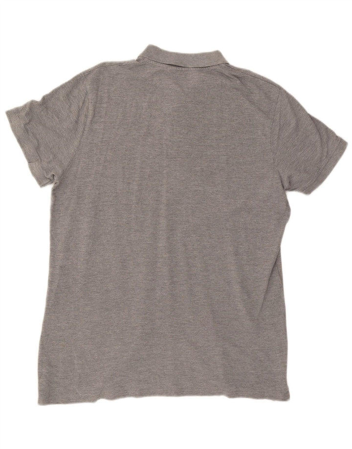 Mountain Warehouse Herre Loose Fit Polo Shirt Medium Grey Bomuld