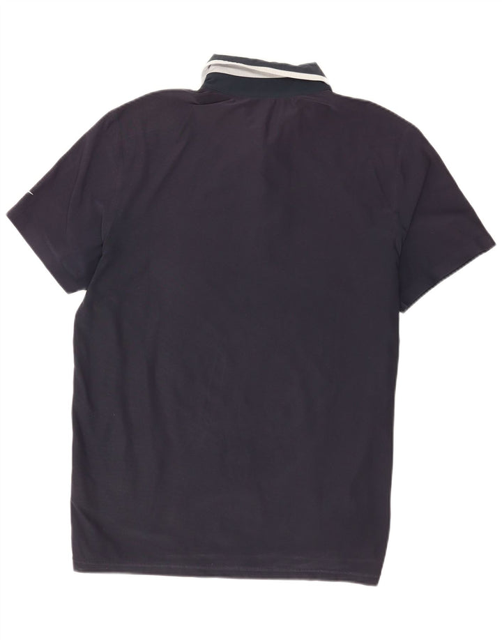 Nike Herre Dri Fit Polo Shirt Large Navy Blue Polyester