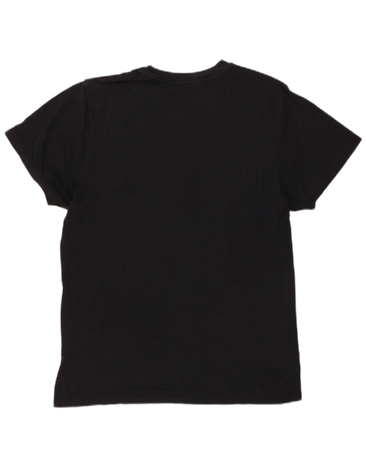 VANS Herre Custom Fit grafisk T-shirt top mellem sort bomuld