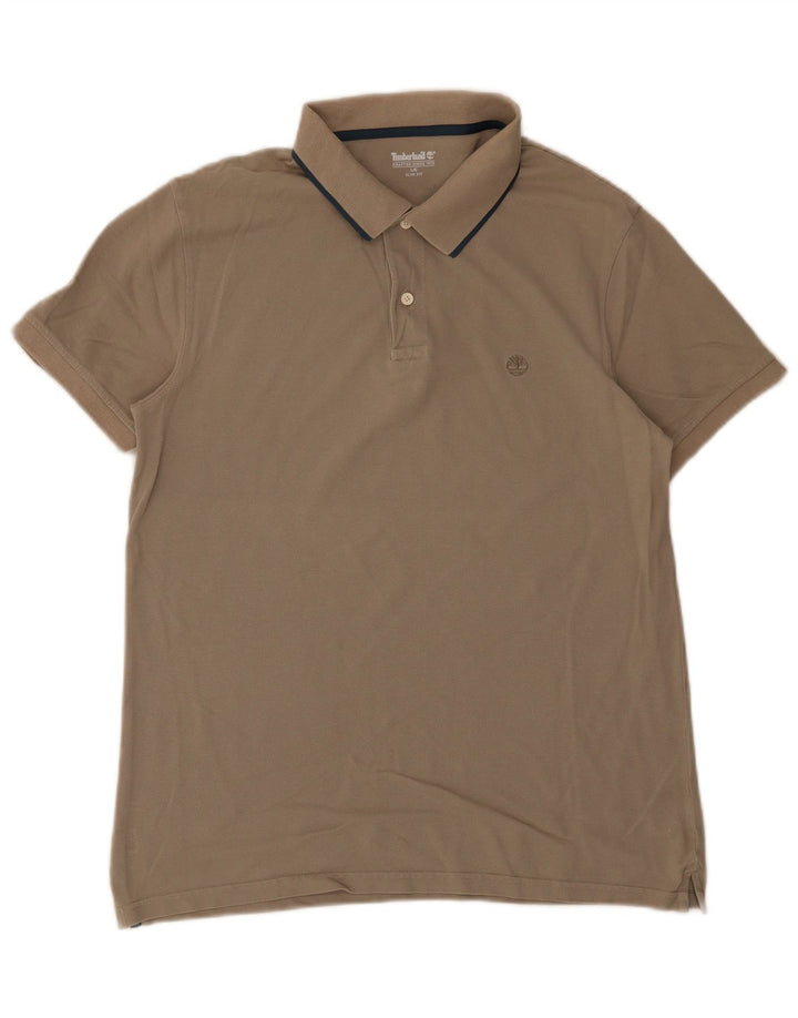 Timberland Herre Slim Fit Polo Shirt Stor Grå