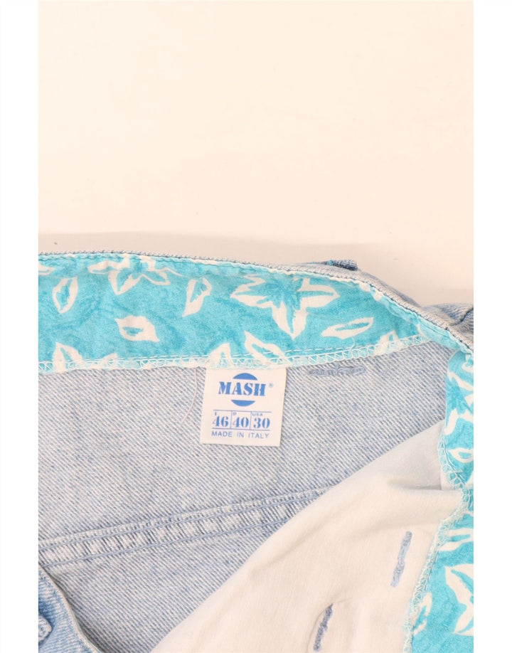 Mash Womens Tapered Jeans IT 46 Large W30 L30 Blue Cotton