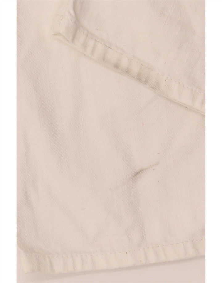 Replay Herre Straight Jeans W38 L34 Hvid Bomuld
