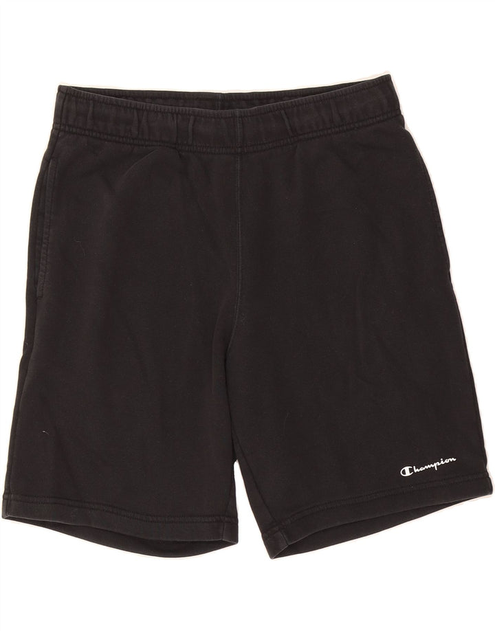 CHAMPION Mens Sport Shorts Medium  Black Vintage Champion and Second-Hand Champion from Messina Hembry 