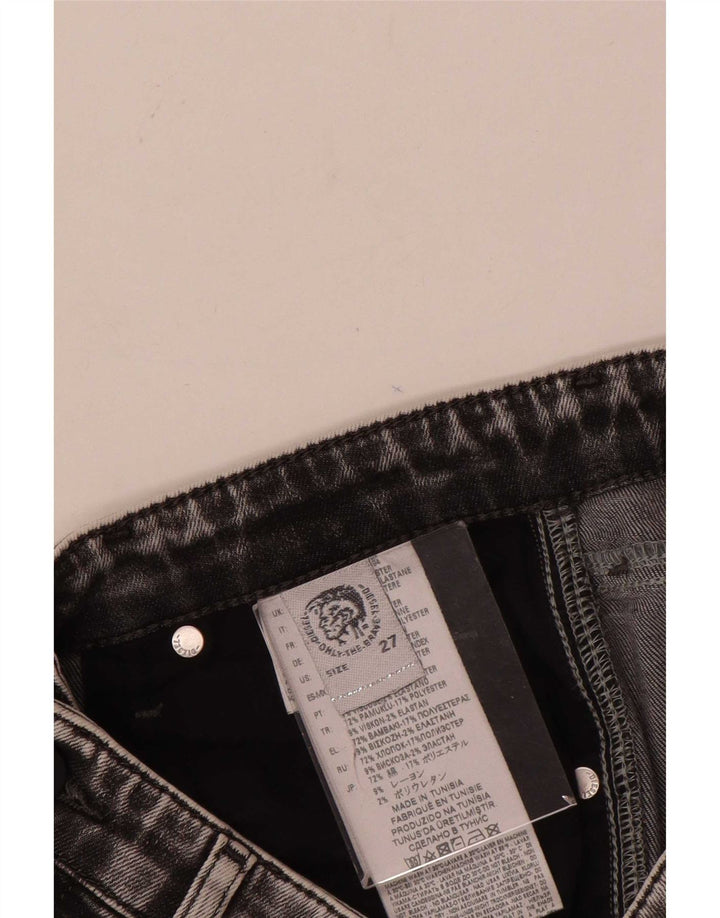Diesel Dame Slim Jeans W27 L26 Grå Bomuld