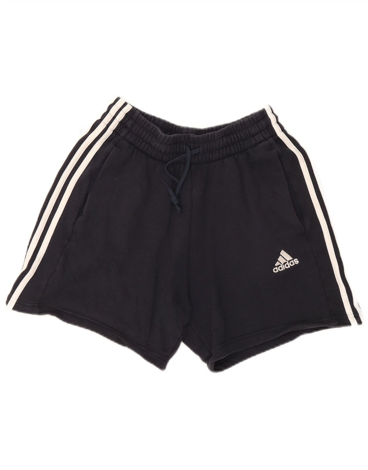 Adidas sportsshorts til kvinder UK 10 Small Navy Blue
