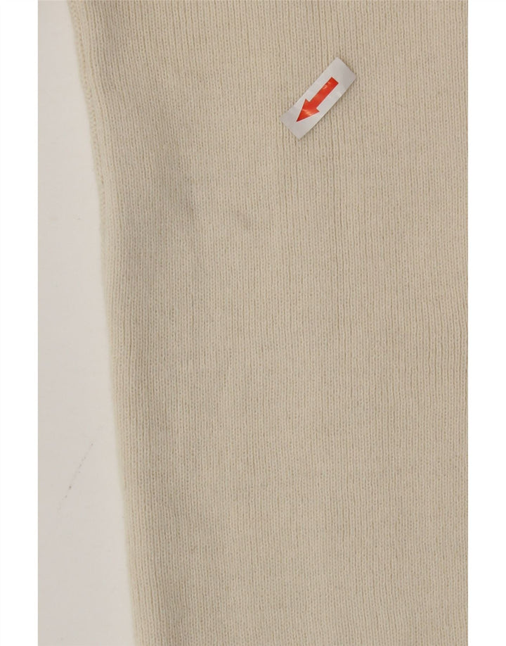 Vintage dame cardigan sweater UK 12 Medium Off White