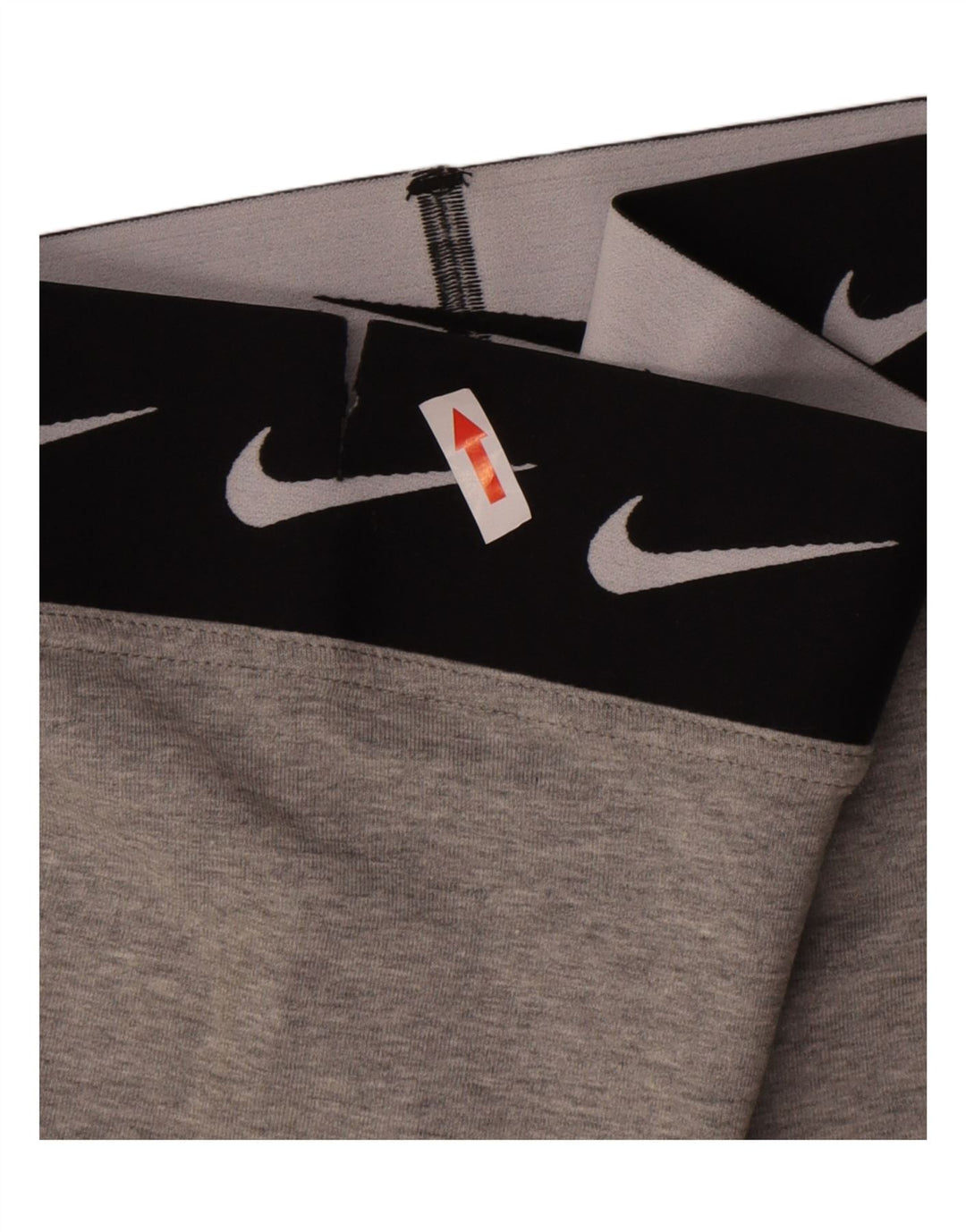 Nike Dame Grafiske Leggings UK 14 Large Grå Bomuld