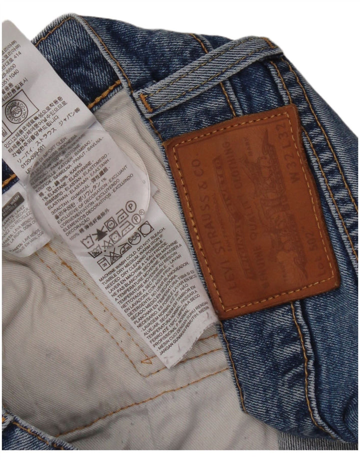 Levi's Herre 502 lige jeans W32 L32 blå bomuld