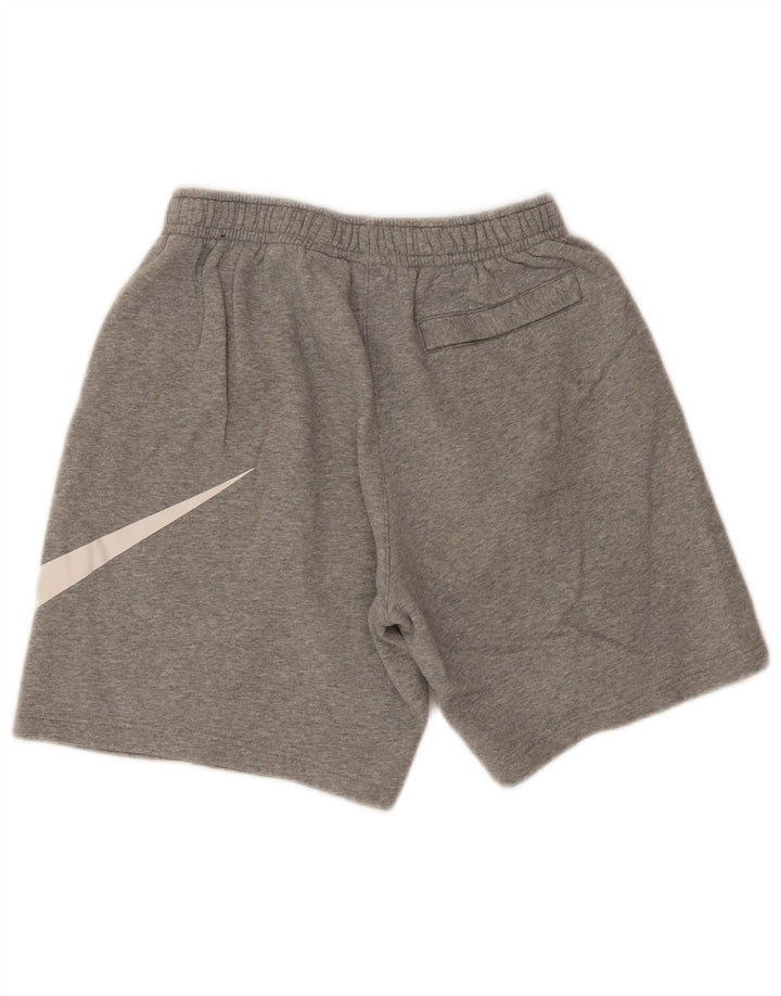Nike Herre grafiske sportsshorts mellemgrå bomuld