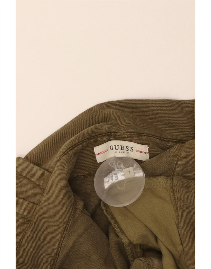 Guess Womens High Waist Hot Pants Large W34 Khaki