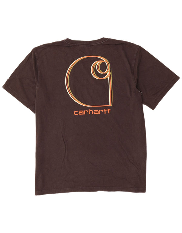 Carhartt Mens Relaxed Fit Graphic T-Shirt Top XL Black Cotton