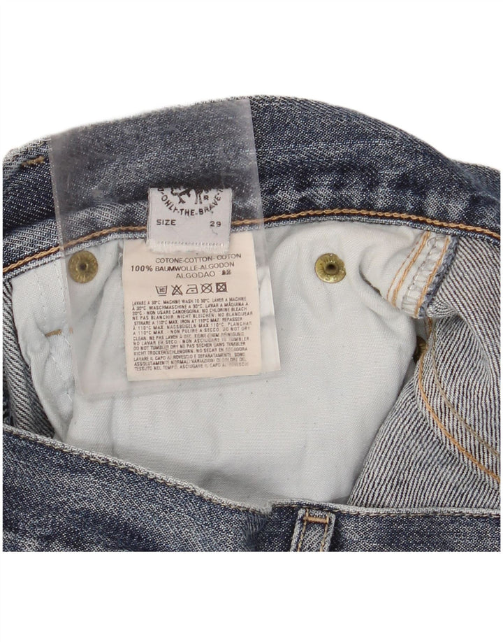 DIESEL Denimshorts til mænd W29 Små blå bomuld