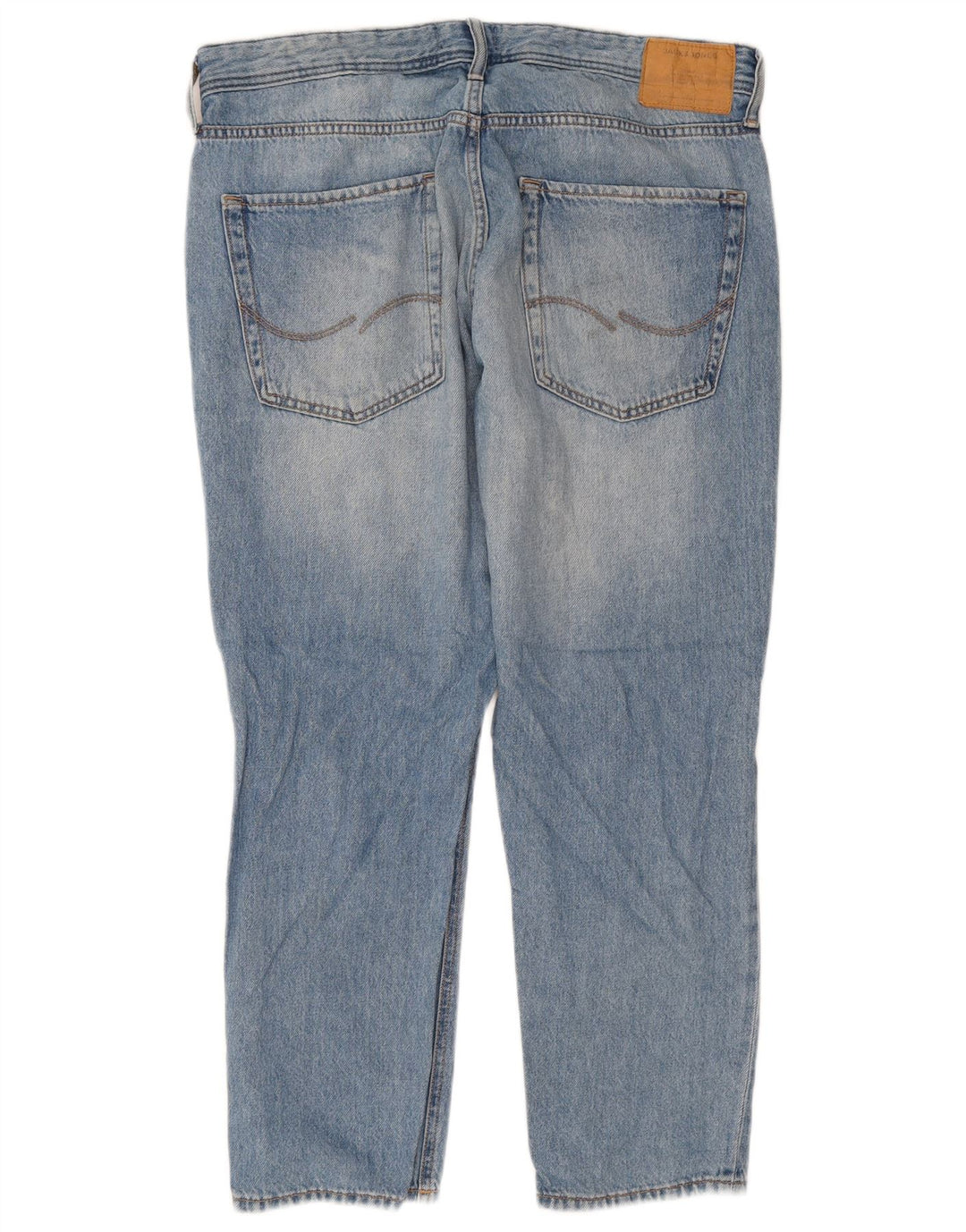 Jack & Jones Herre Distressed Slim Jeans W36 L28 Blå Bomuld