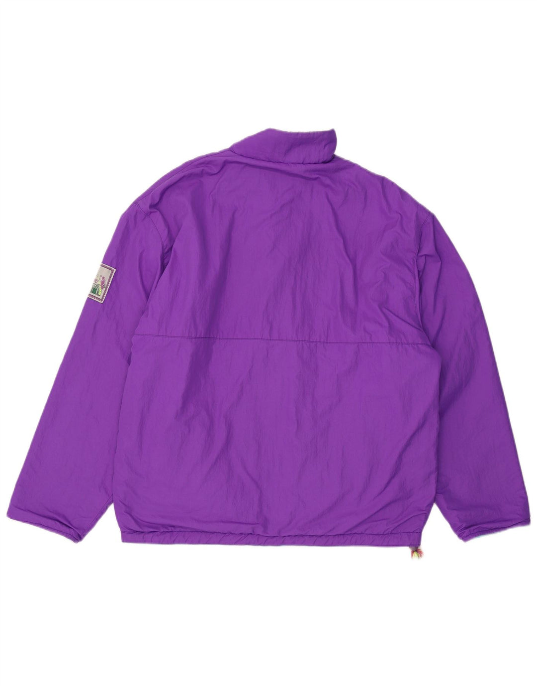 Great Escapes Herre Grafisk Vendbar Fleece Jumper Medium Blå Polyester