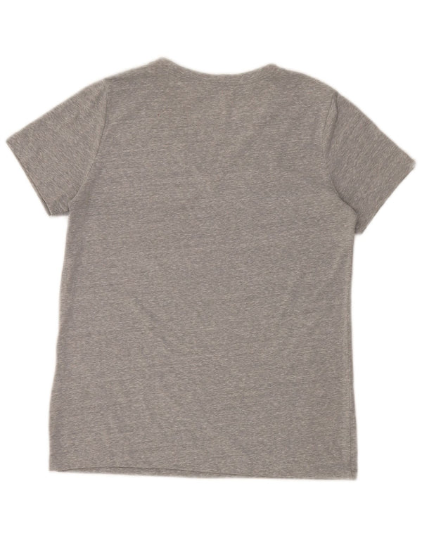 Converse T-shirt top til kvinder i klassisk pasform UK 10 Small Grey Flecked