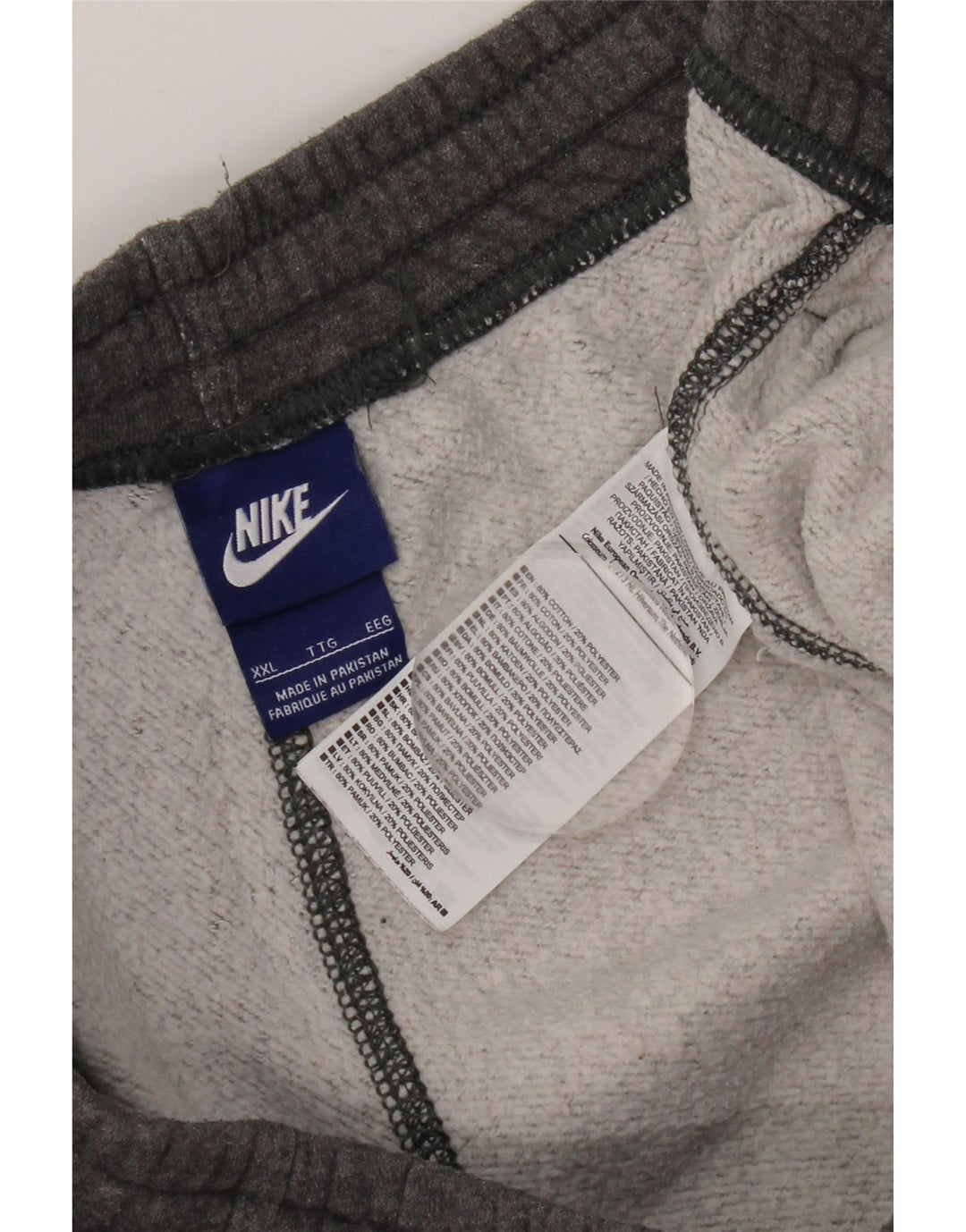 NIKE træningsdragt til mænd Joggers 2XL grå bomuld