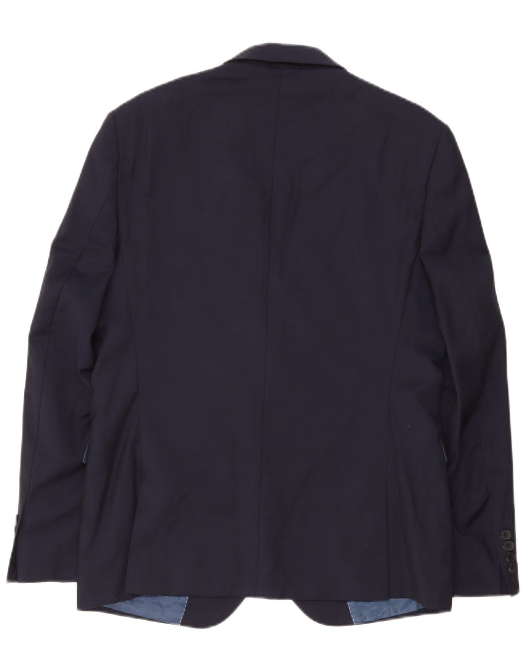 Dkny Herre 2 Knaps Blazer Jakke IT 52 XL Marineblå Uld