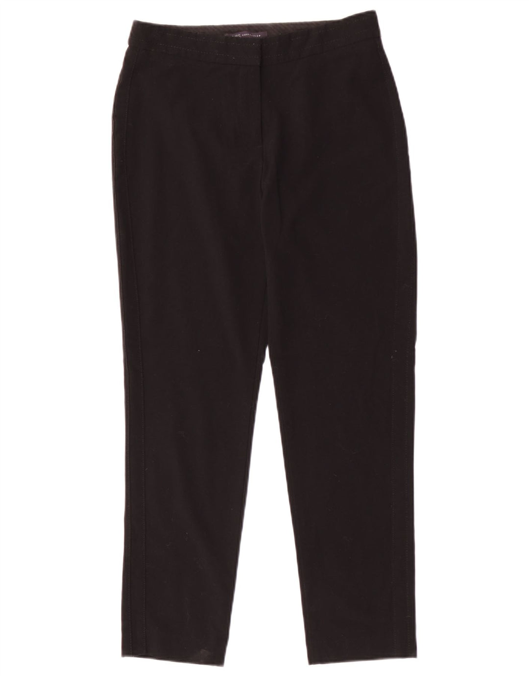 Marks & Spencer Dame Slim Suit Trousers UK 8 Small W26 L26 Black