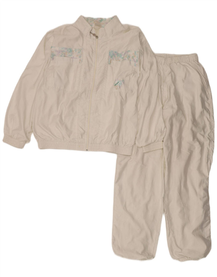Ellesse Womens Full Tracksuit UK 18 XL White Floral