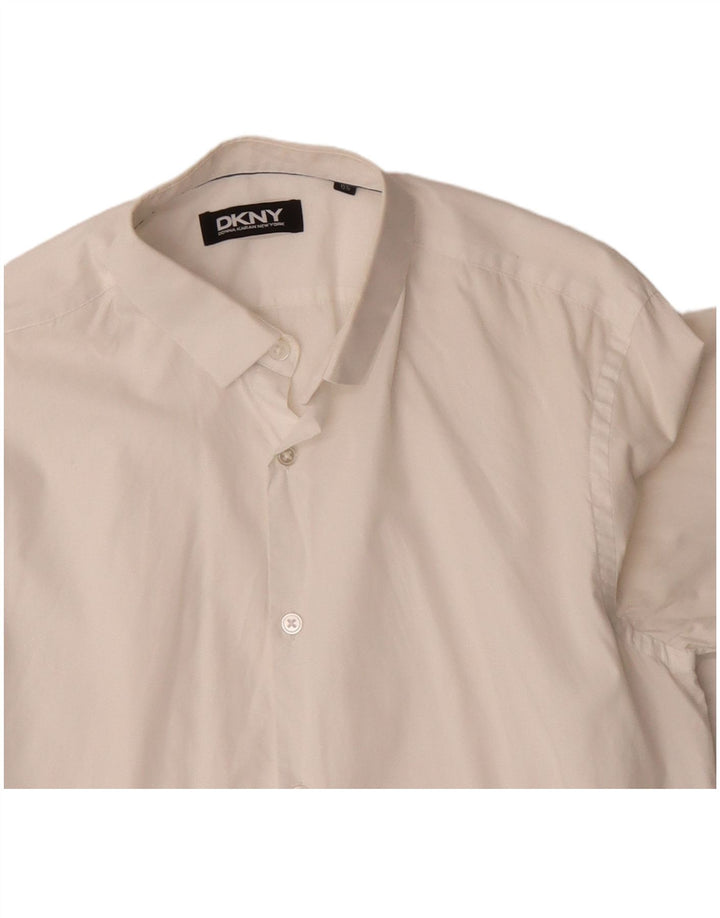 Dkny Herreskjorte Str. 15 1/2 Medium Hvid Bomuld