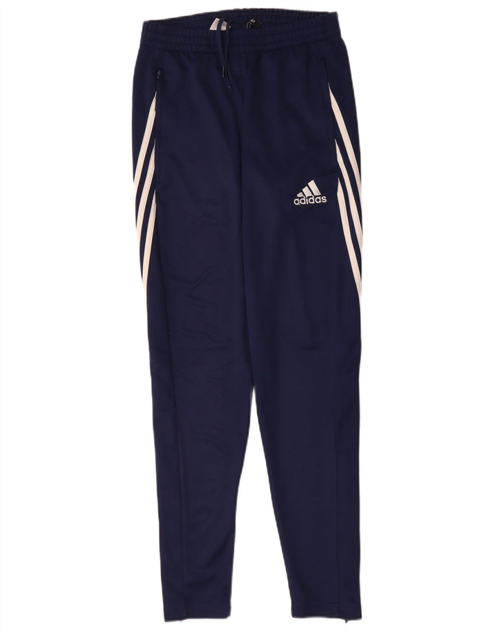 Adidas Herre Climalite træningsdragt bukser XS marineblå polyester