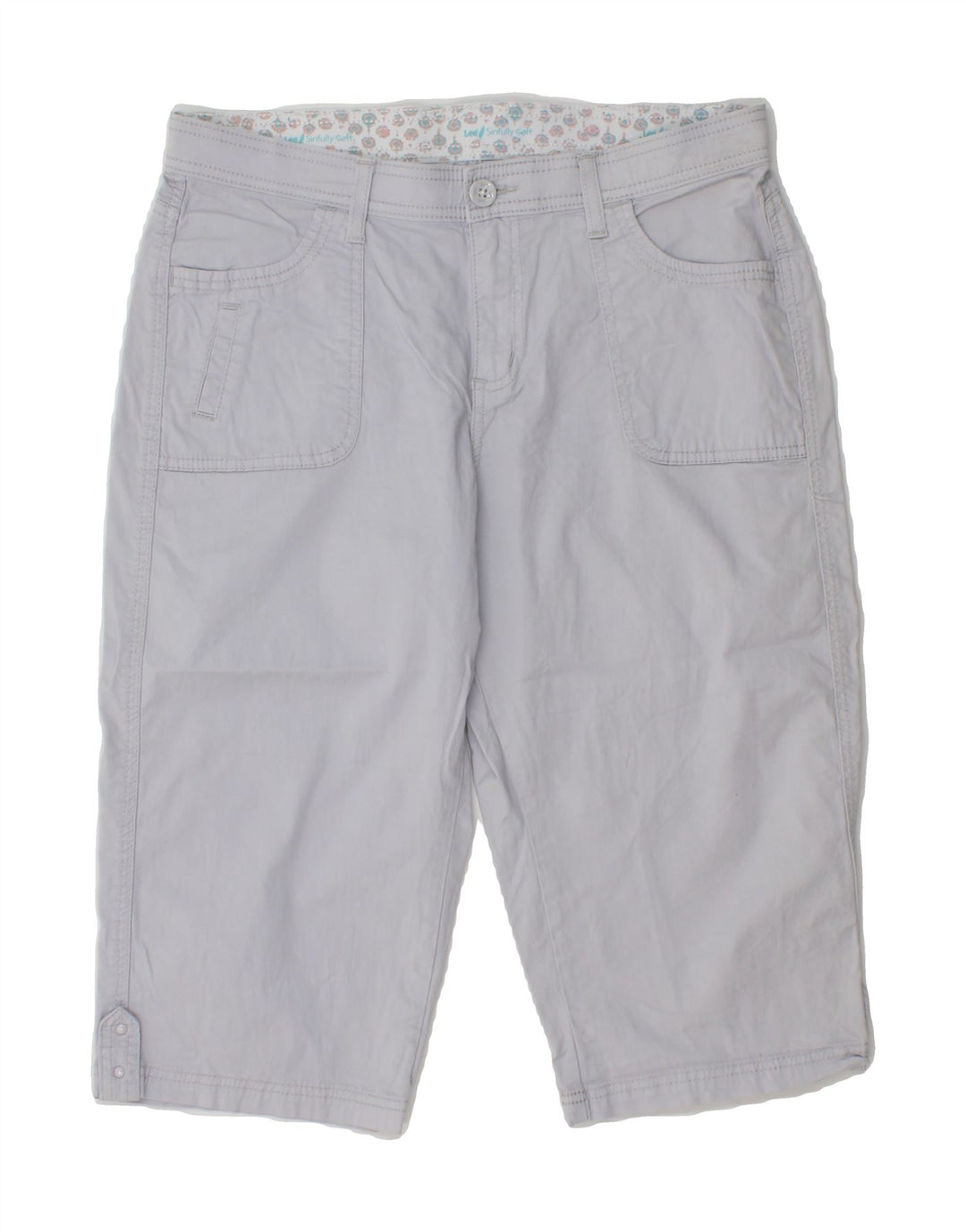 LEE Womens Casual Shorts US 12 Large W32 Grey Cotton Vintage Lee and Second-Hand Lee from Messina Hembry 