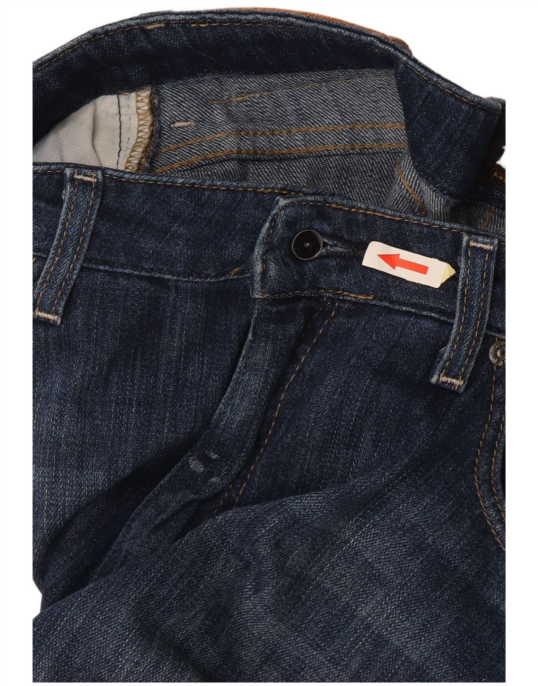 Lee Dame Cameron Straight Jeans W32 L29 Marineblå Bomuld
