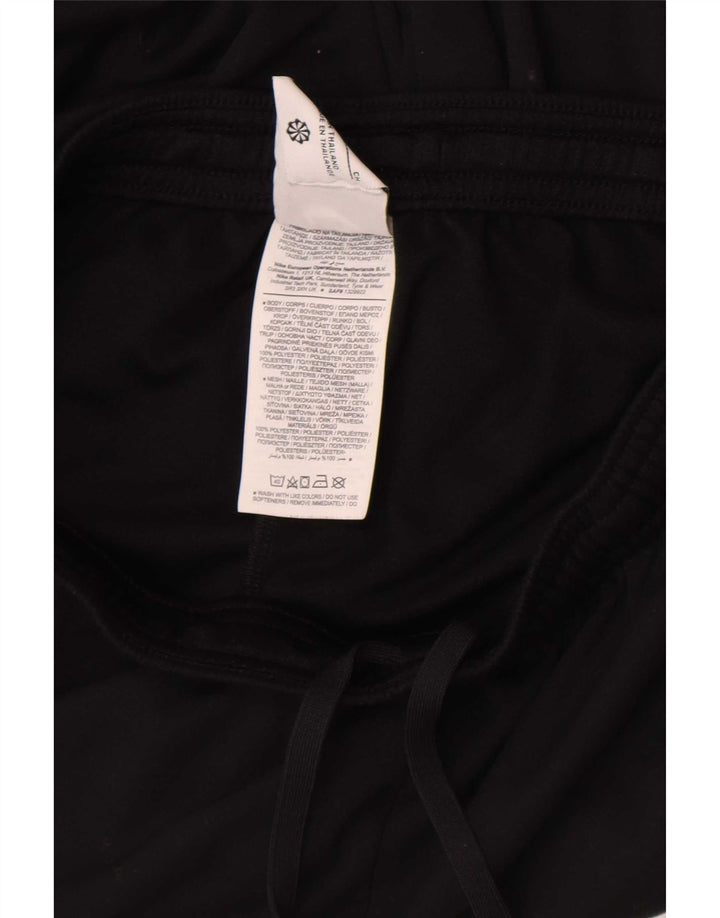 Nike Herre Dri Fit træningsdragt Bukser Small Black Colourblock Polyester