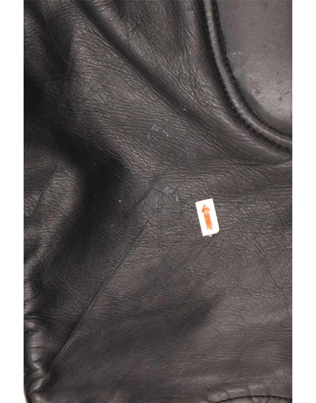 VINTAGE Herre Biker Læderbukser W32 L23 Sort