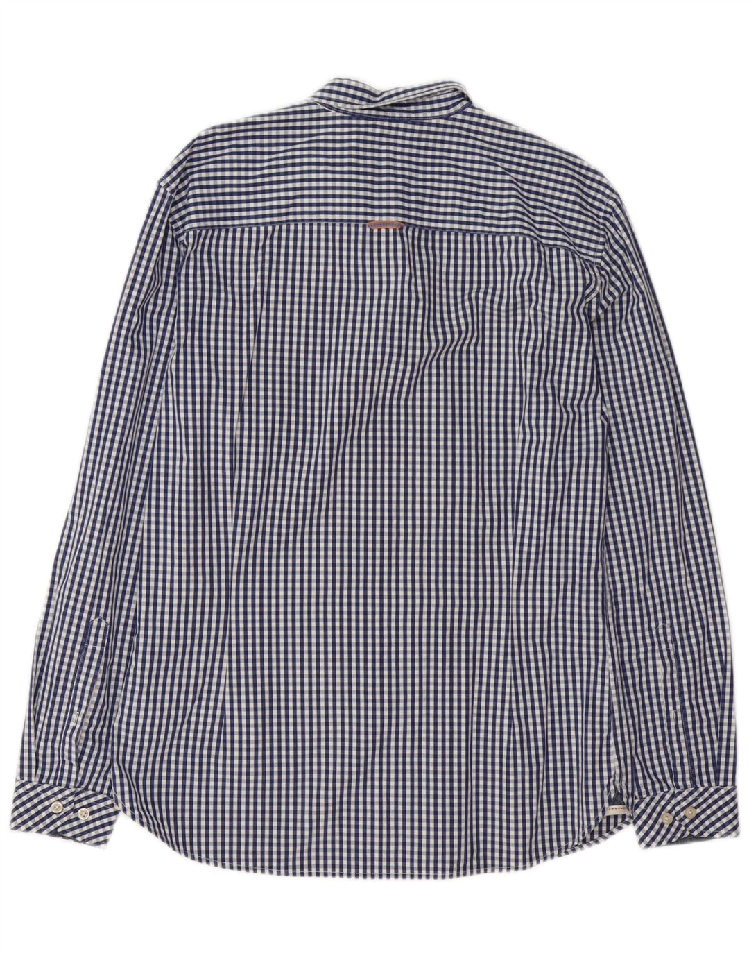 Joules Herre Slim Fit skjorte Medium Navy Blue Gingham Cotton