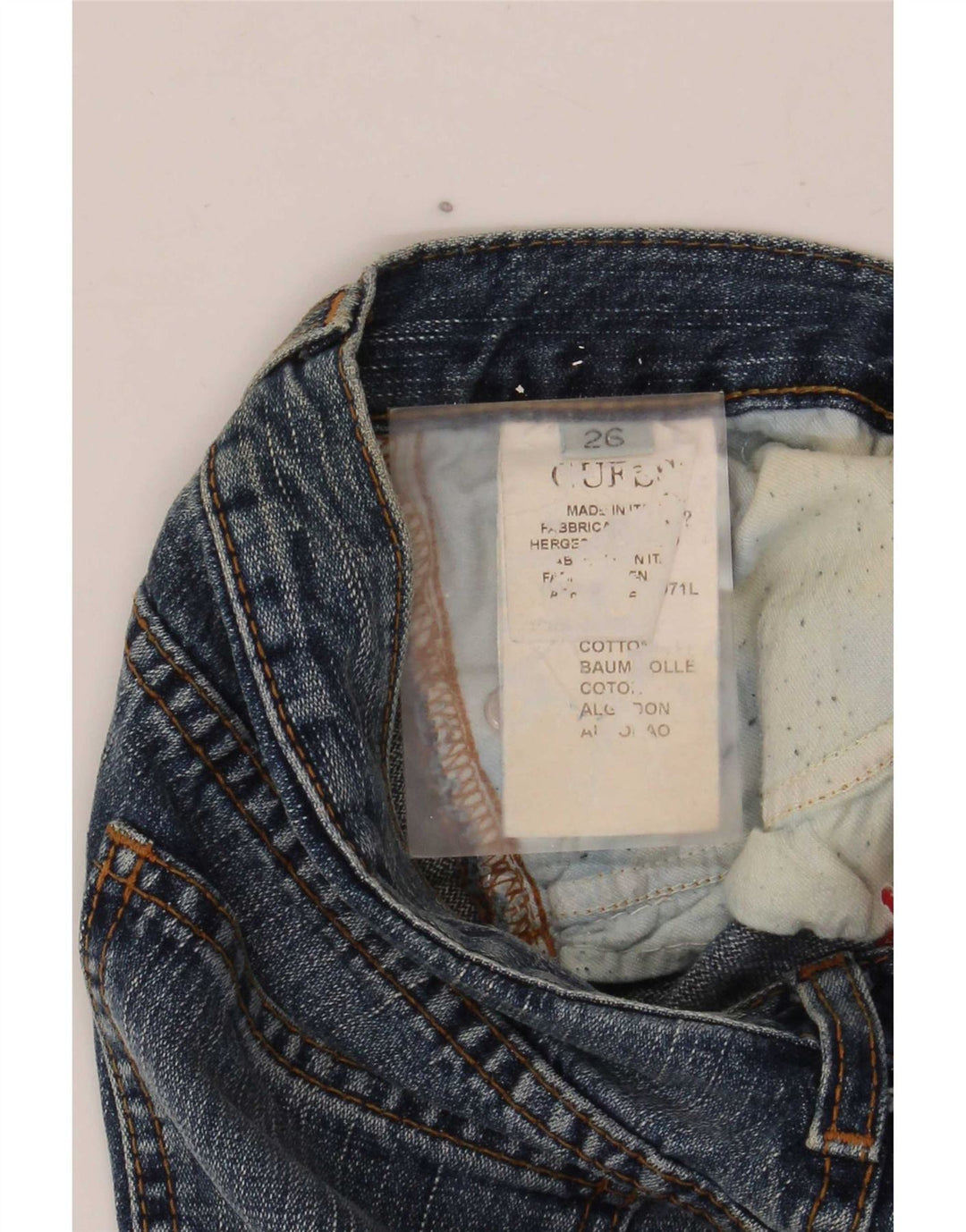 Guess Dame Flared Jeans W26 L32 Blå Bomuld