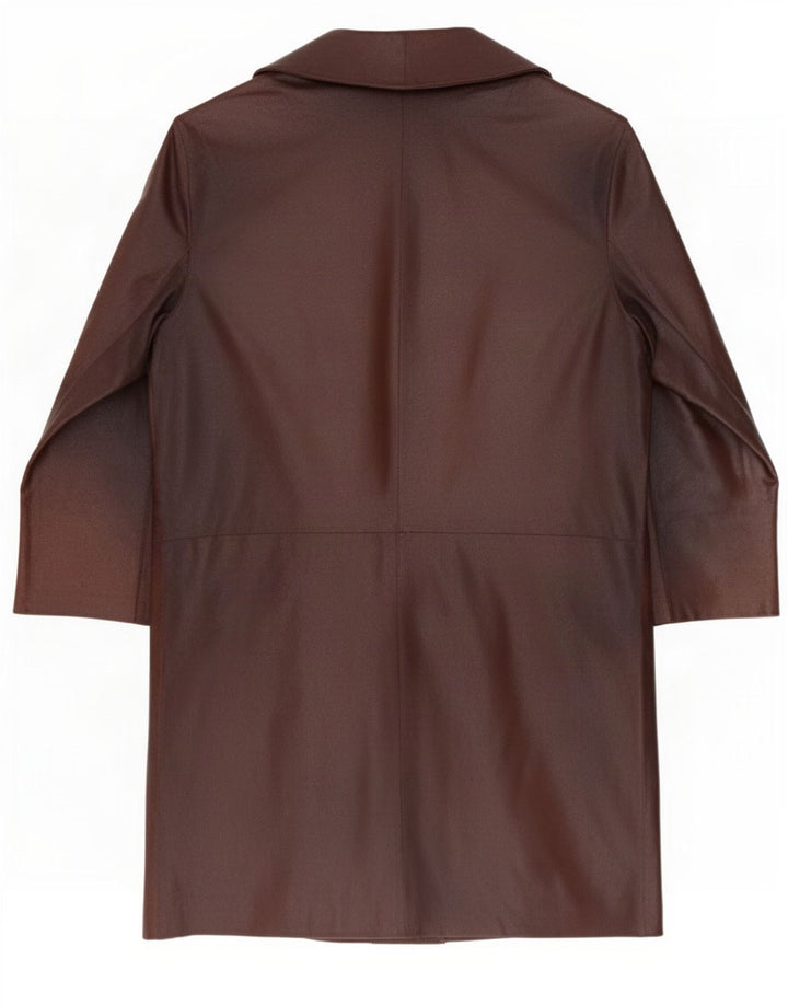 Vintage dame læderjakke UK 14 Medium Brown