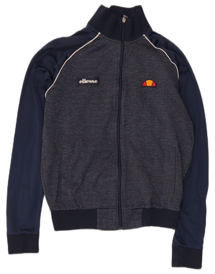 Ellesse Herre træningsdragt Topjakke XS Marineblå Colourblock Polyester