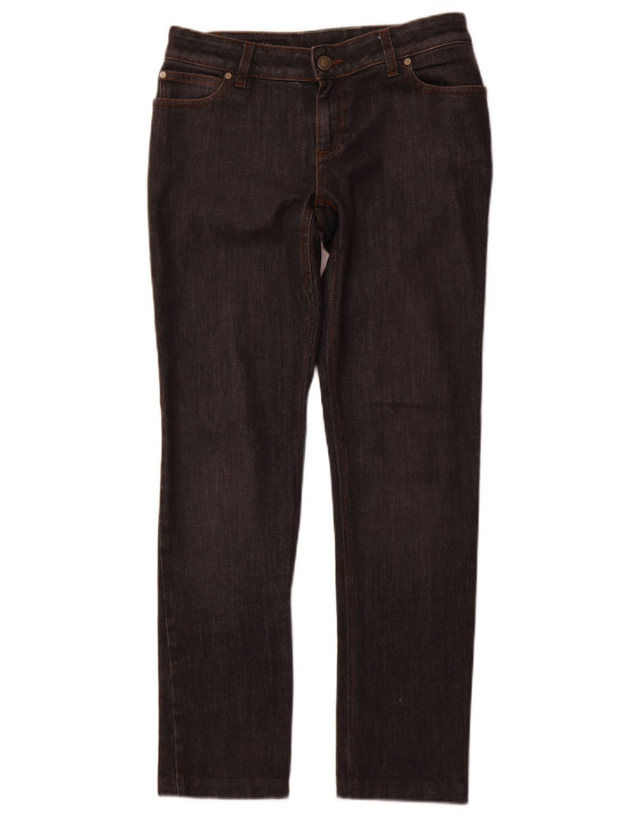 GUCCI Dame Straight Jeans IT 44 Medium W30 L30 Grå Bomuld