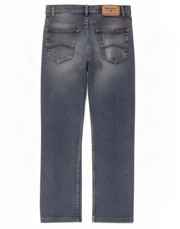 Marlboro Classics Straight Jeans til mænd W33 L30 Blå Bomuld