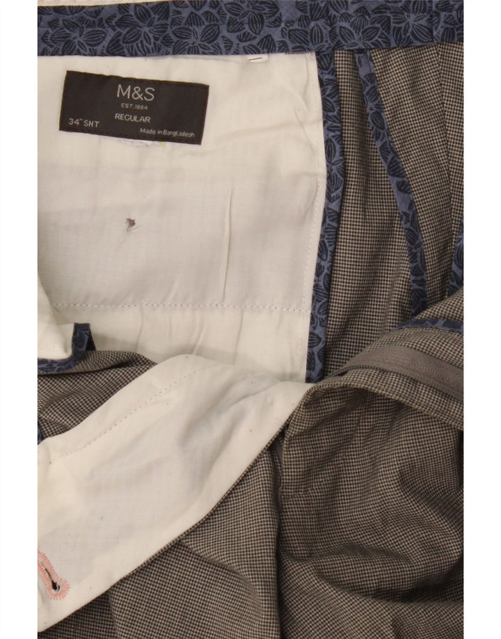 Marks & Spencer Herre Pegged Suit Bukser W34 L29 Grå