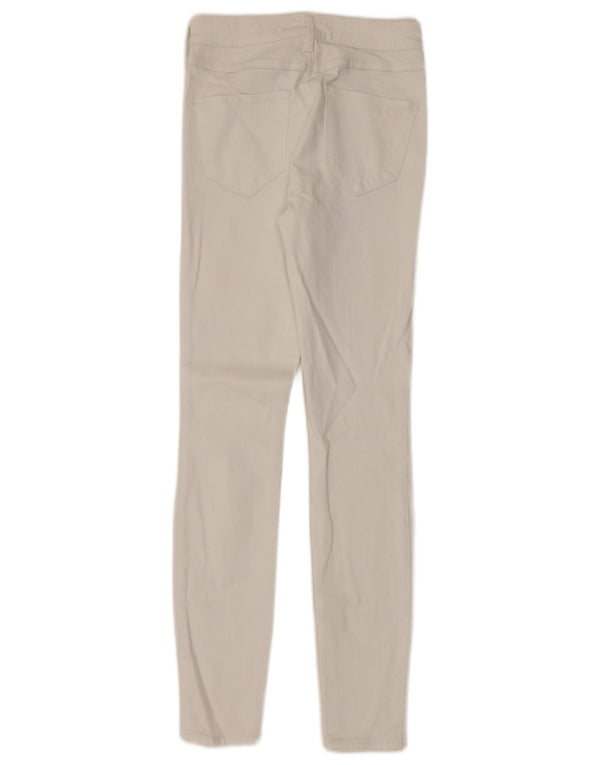 Hollister Dame Skinny Jeans US 1 XS W25 L28 Hvid Bomuld