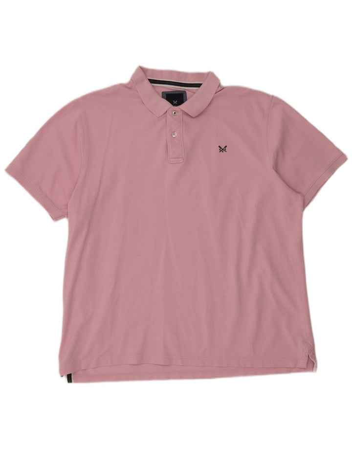 CREW TØJ Herre poloshirt 2XL Pink Bomuld
