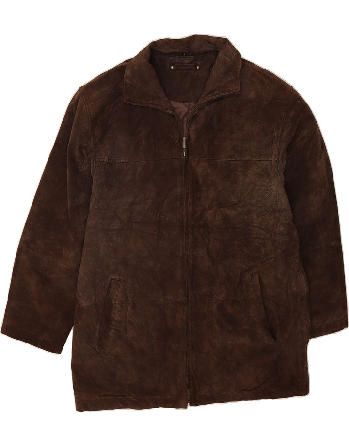 CANDA Mens Suede Jacket UK 40 Large Brown Vintage Canda and Second-Hand Canda from Messina Hembry 