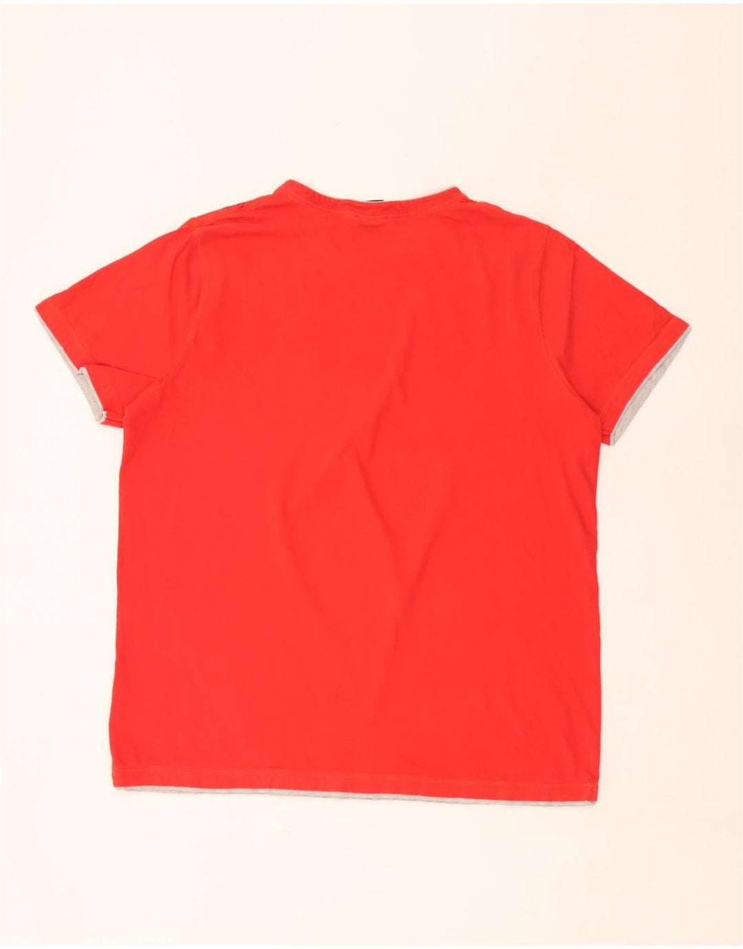 Animal Herre Grafisk T-Shirt Top XL Rød Bomuld
