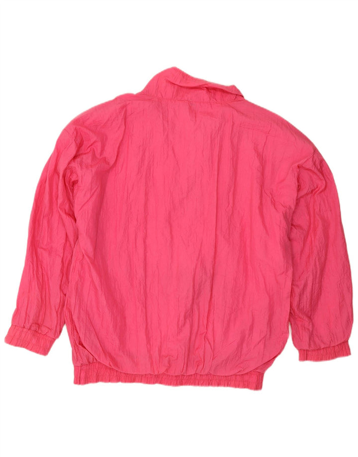 Vintage Herre Anorak Jacket UK 42/44 Large Pink Nylon